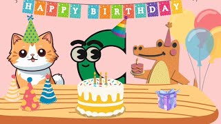 Happy Birthday Alphabet C Learn the Alphabet  Animals with C Preschool ABC short Stories [upl. by Prosperus]