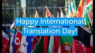 Happy International Translation Day [upl. by Honeyman]