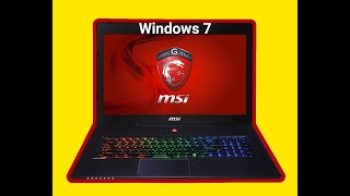 How to install windows 7 x64 on MSI GS70 2PC Stealth UPDATED LINKS 2023 [upl. by Adnalue476]