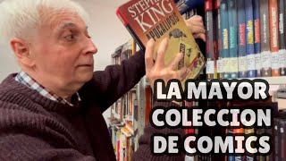 Visito la MAYOR COLECCIÓN DE CÓMICS DE ESPAÑA  Entrevista con Manolo el bibliotecario de la Villa [upl. by Oneida]