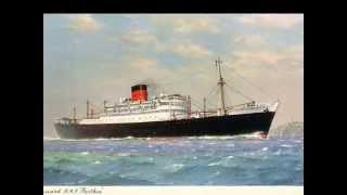 rms Parthia Cunard BigbandSkyliner [upl. by Llerrah]