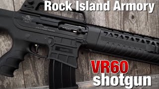 Rock Island Armory brings us an ARstyle box fed shotgun with attitude [upl. by Sada]