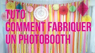 Comment faire un photobooth pour mariage en crépon [upl. by Dieball29]