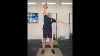 Kettlebell Sport  First 28kg One Arm Long Cycle  83 reps [upl. by Haase]