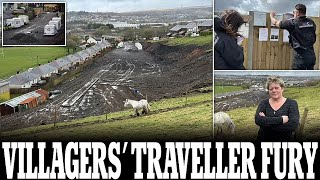 Welsh Village Faces Disaster Echoing Aberfan Tragedy – Travellers Heavy Machinery Sparks Panic [upl. by Barris]