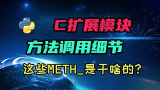 【python】C扩展里这些METH都是干啥的？聊聊C模块的方法传参 [upl. by Airtemed359]