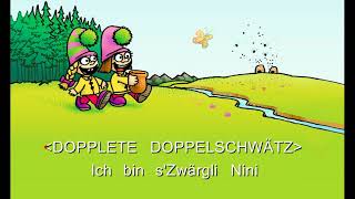 Zwärgemeitli Lied Nini und Wini DinoSongs Karaoke Version [upl. by Adranoel]