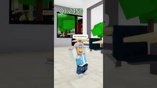 Do NASCIMENTO à MORTE de um BOBÃO com QI mas ele cresce… no ROBLOX 😈 shorts [upl. by Lytsyrk624]