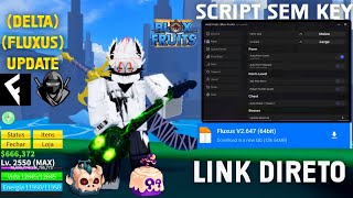 UPDATE DELTA LINK DIRETO ⛩ EXECUTOR e SCRIPT Atualizado BLOX FRUITS CELULAR e PC Auto Farm [upl. by Ainafets983]