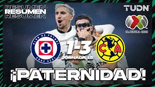 Resumen y goles  Cruz Azul 13 América  CL2023 Liga Mx  J15  TUDN [upl. by Wootten]