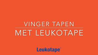 Duim tapen met leukotape [upl. by Waylen]