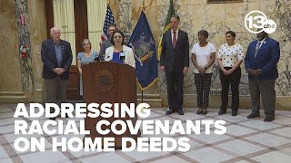 Local leaders call on NYS Senate to pass bill addressing racial covenants on home deeds [upl. by Dwan]