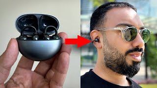 HUAWEI FreeClip Earbuds Weird Design But Super Comfortable [upl. by Lucic]