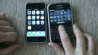 iPhone vs BlackBerry Bold [upl. by Madge]