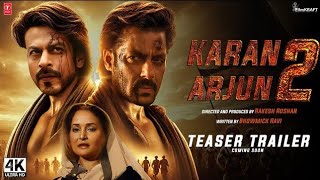 Karan Arjun Returns Trailer  Shah Rukh Khan Madhuri Dixit Salman Khan  Karan Arjun 2 Movie [upl. by Harlan]