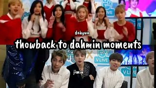 Dahyun and Jimin 다현과 지민 Thowback to Dahmin Moments [upl. by Inahteb]