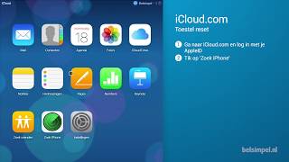 Tips amp Tricks  iCloud Toestel resetten [upl. by Eanod]