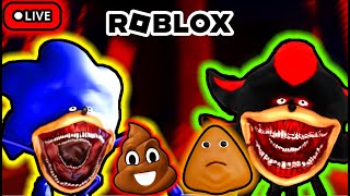 POU JUEGA ROBLOX CON SUSCRIPTORES EN VIVO 🔴 Juegos y Gameplays Shin Sonic [upl. by Otrebilif]