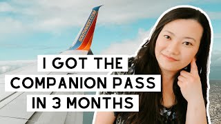 How to Get Southwest Companion Pass FAST for 2024 and 2025 [upl. by Aronaele]