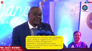 Malawi on the Brink Mutharika Warns of Cruel Government Calls for Change in 2025 Elections [upl. by Nahgeem]