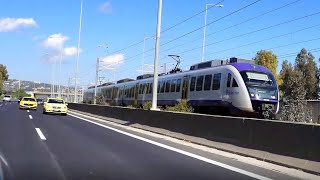 Chasing Two HT Desiro Trains to amp from Athens International Airport AIA  430 [upl. by Hsital]