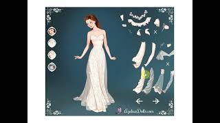 Create Your Wedding Dress  Fashion Design Game [upl. by Eves86]