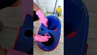 How To Use a Rinse Clean O Cedar Spin Mop System  shorts [upl. by Wilbur871]