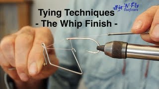 Tying Techniques  The Whip Finish [upl. by Cappella288]