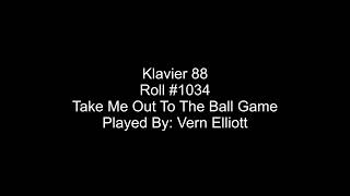 Klavier 88 Player Piano Take Me Out To The Ball Game [upl. by Adnolohs559]