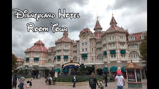 Disneyland Paris Disneyland Hotel Room Tour DLH [upl. by Casta]