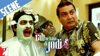 Suri Makeover scene  Rab Ne Bana Di Jodi  Shah Rukh Khan Vinay Pathak  Aditya Chopra [upl. by Hartzell]