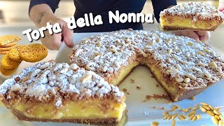 TORTA DELLA NONNA senza cottura FACILE E VELOCE [upl. by Weisler]