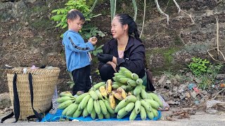 The young man helped mother and child build cupboards for food and reinforce the stilt house [upl. by Malti]