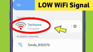 How to Fix Low WiFi Range  low WiFi Network In Android Mobile [upl. by Eninej]