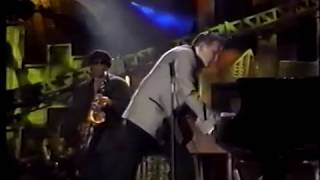 JERRY LEE LEWIS  Whole Lotta Shakin wSpringsteen live  Rock n Roll Hall of Fame Opening 95 [upl. by Emarie282]