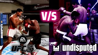 Mike Tyson Peekaboo Style Who Did it Better ft Muhammad Ali  Undisputed vs UFC 5 [upl. by Ahsiekam399]