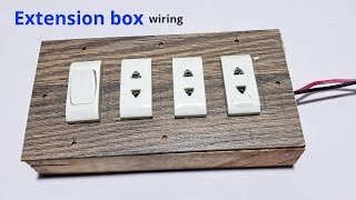 how to make extension board at home simple and easy method [upl. by Anihsat]