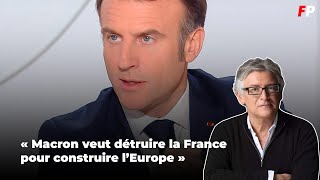 Michel Onfray réagit à lallocution dEmmanuel Macron sur la guerre en Ukraine [upl. by Diraj]