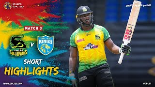 Highlights  Jamaica Tallawahs vs Saint Lucia Kings  CPL 2021 [upl. by Aseuqram]