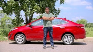 Toyota Yaris Hindi Review  See why its better than the Corolla [upl. by Occer]