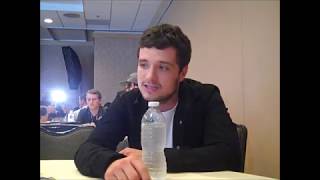 Future Man  Josh Hutcherson Interview Comic Con [upl. by Seavey]