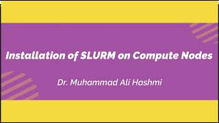 How to Make a Cluster Computer  Part 06  Installing Slurm on Computer NodesWorker Nodes [upl. by Landy703]