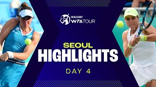 Raducanu Kasatkina amp Haddad Maia feature on Day 4 at Seoul 2024  WTA Match Highlights [upl. by Noak]