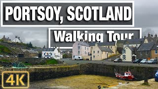 4K City Walks Portsoy Scotland Virtual Walking treadmill video and Tour for Treadmill walks [upl. by Fredi877]