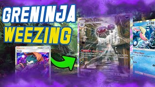 Greninja Weezing Koga is a true NINJA DECK for Pokemon Pocket [upl. by Wixted862]