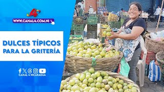 Comerciantes del Mercado El Mayoreo listo con frutas y dulces típicos para La Gritería [upl. by Yrogiarc]