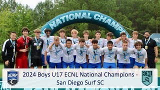 2024 Boys U17 ECNL National Semifinal and Final  Adam AmbrusAikelin Highlights [upl. by Ttergram]