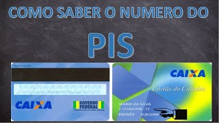 Como saber o numero do PIS [upl. by Meryl]