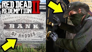 SECRET BANK HEIST in Red Dead Redemption 2 RDR2 Money Fast and Easy [upl. by Eicnan791]