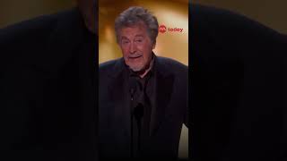 Oscars 2024 Al Pacino slips up when announcing Best Picture award [upl. by Nnaeerb]